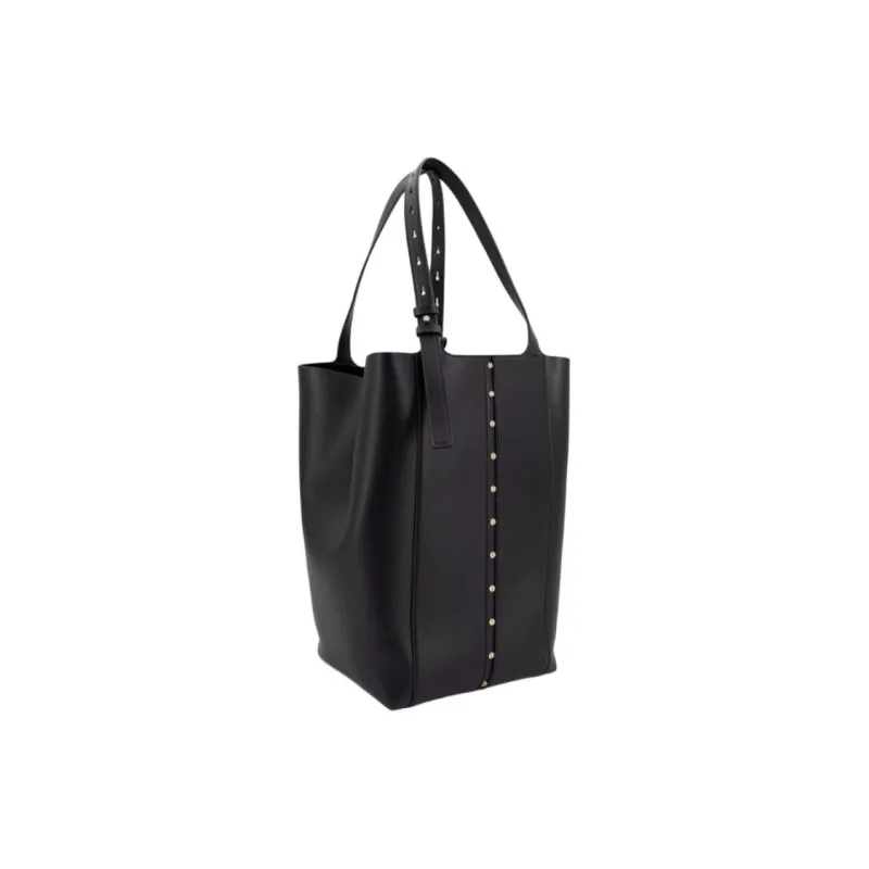 Golden Goose Leather Tote Bag, Shopping Bag, Handbag Women's Black-1