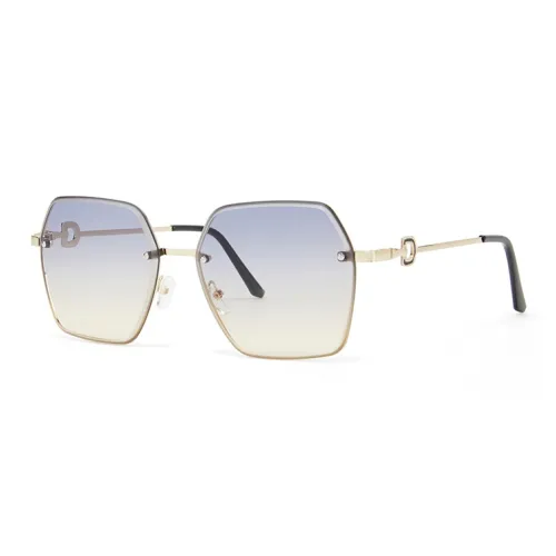 CinvaiKrose Metal Irregular Shape Sunglasses Women's
