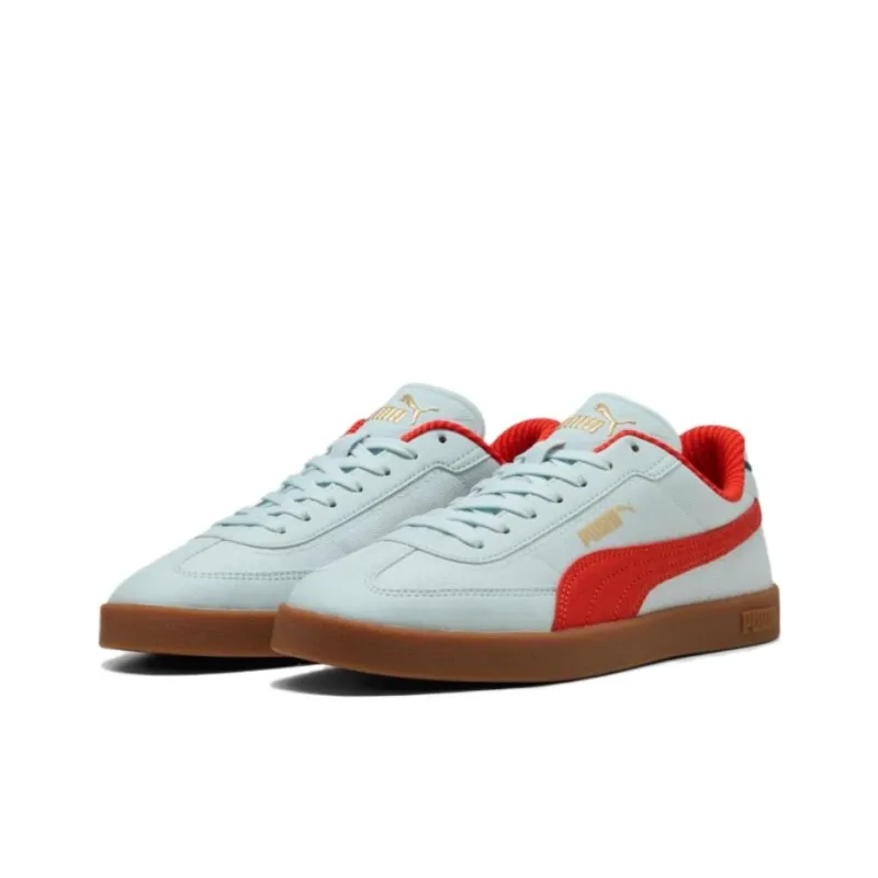 PUMA Club II Era Anti Slip Wear Resistant Low Top Skateboard Shoes Unisex Light Blue-2