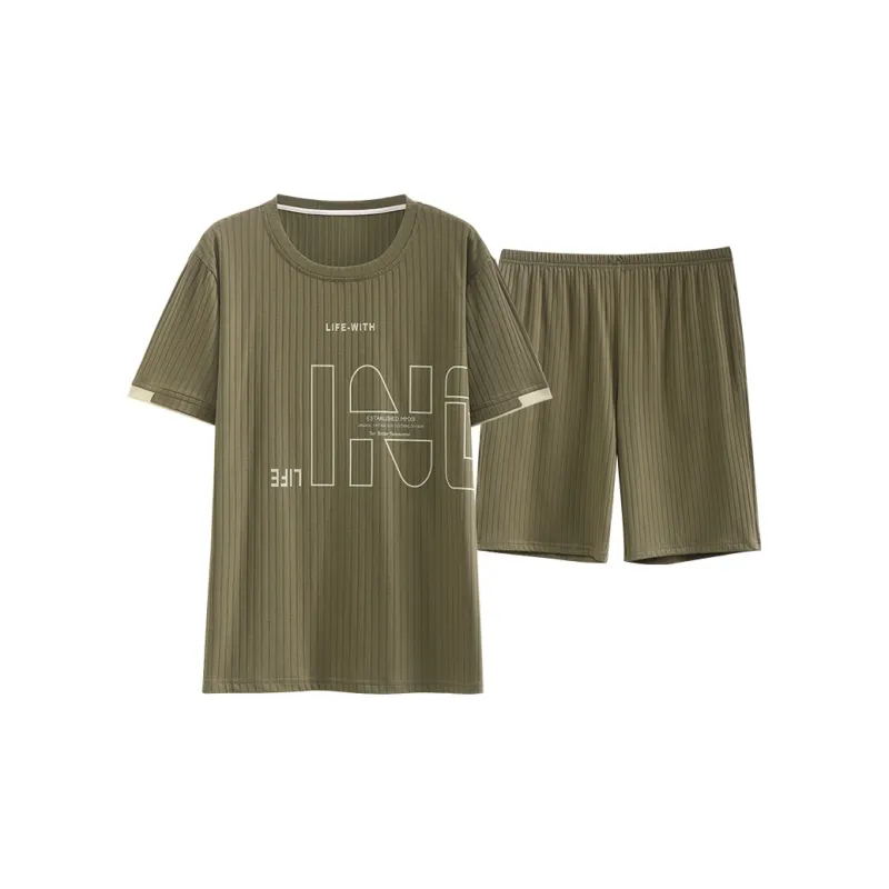 Floating Light Islands Pajama Set Men's-0