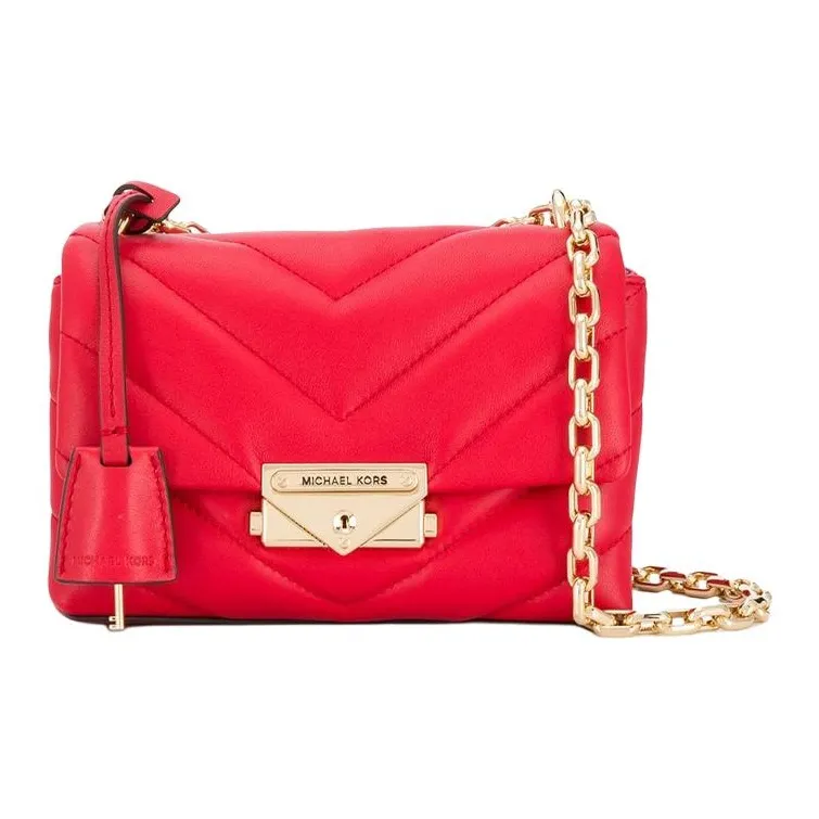 MICHAEL KORS Cece Leather Shoulder Bag, Crossbody Bag Regular Women's Red-0