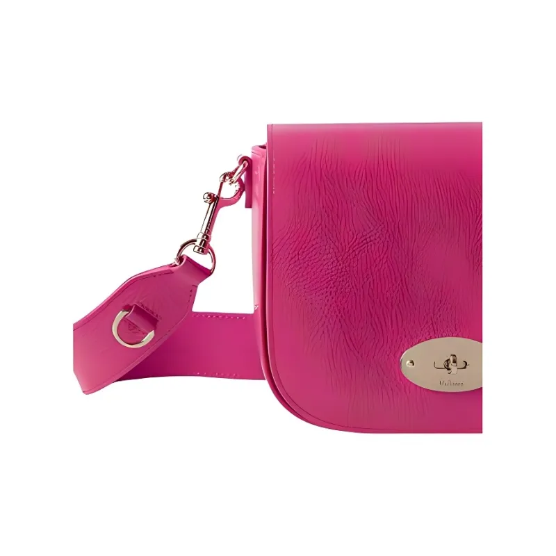 Mulberry Darley Leather Briefcase Clutch Shoulder Bag Crossbody Bag Small Size Women's Pink-3