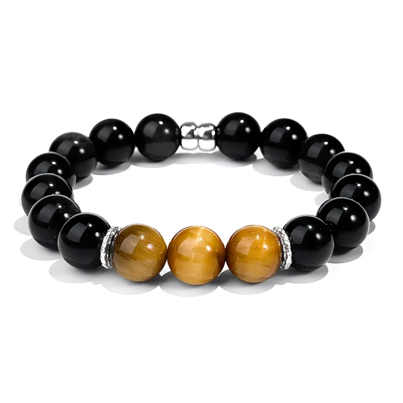 CMFY Obsidian Jade Bracelets Unisex-1