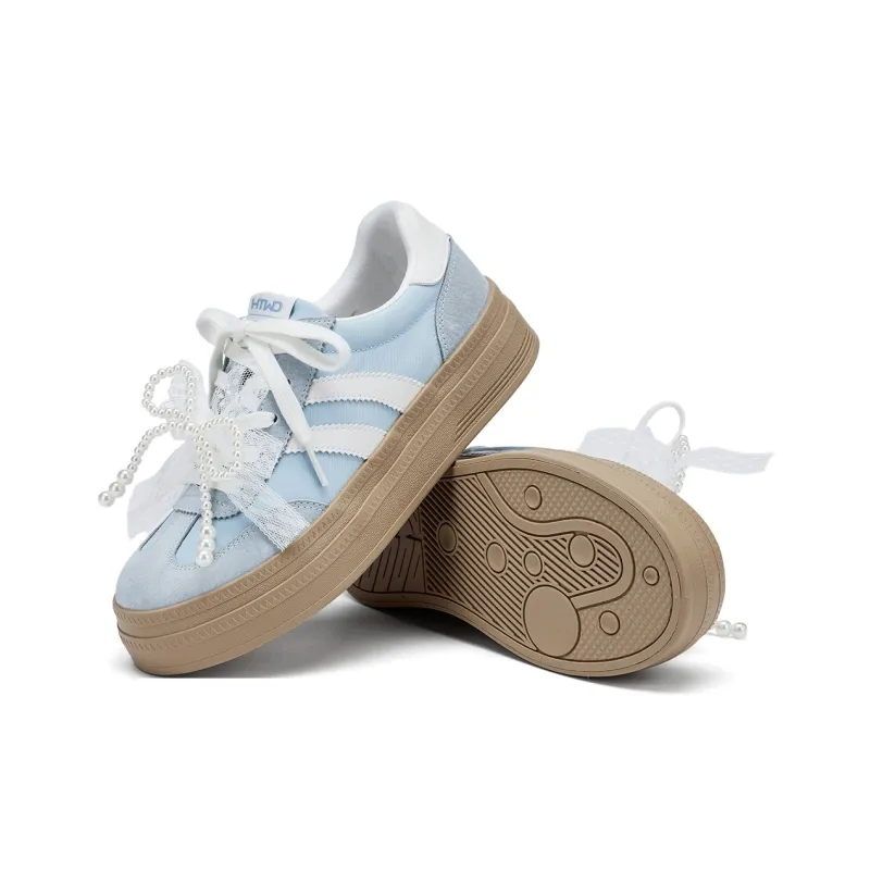 Hotwind Virtue Collection Ballet Style German Army Trainers Low Top Skateboard Shoes Women's-4