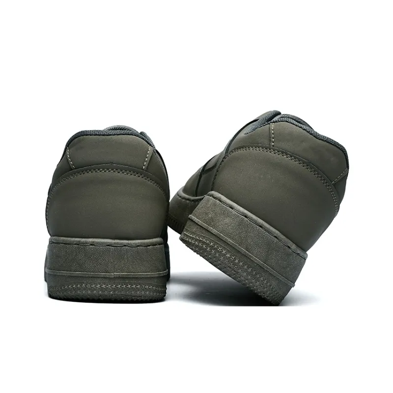GDXF Slip Resistant Cushioning, Abrasion Resistant, Lightweight, Height Increasing Low Top Skateboard Shoes Men's-18