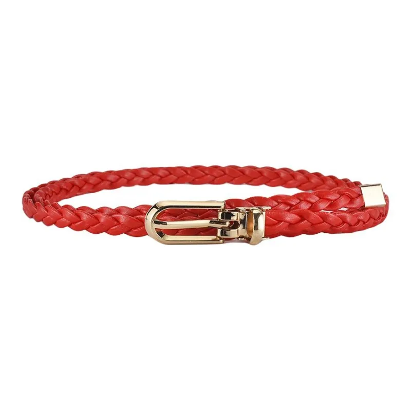 JEANSWEST PU Leather Belts Women's 0.8CM-16