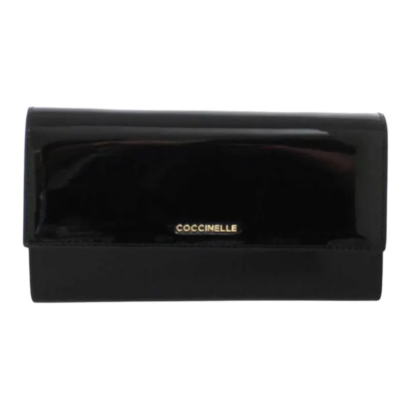 COCCINELLE Leather Wallet Women's Black-0
