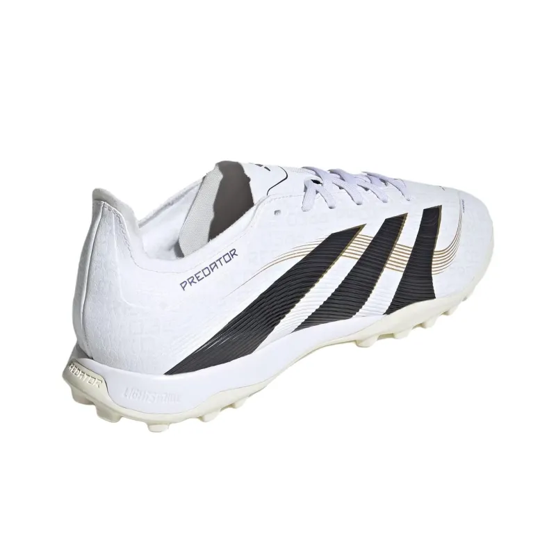 Adidas PREDATOR LEAGUE Anti Slip Wear Resistant Soccer Shoes Unisex White Black-3
