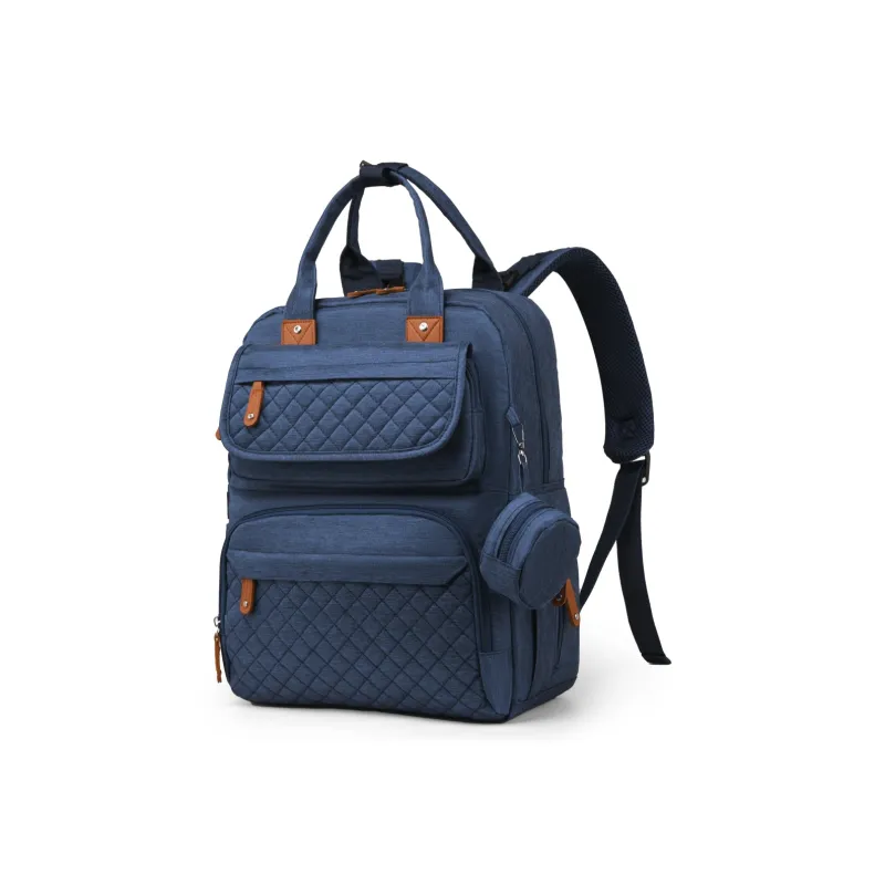Meow In The Grass Nylon Backpack Unisex Dark Gray/Green & Gray/Light Gray/Blue/Black & Gray/Black-10