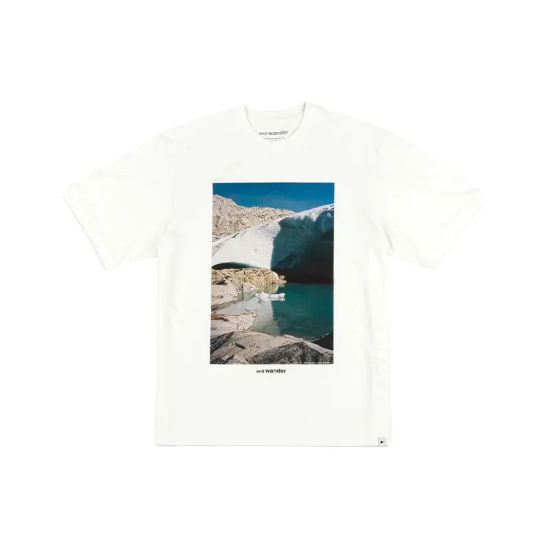 And Wander T Shirts Men White-0