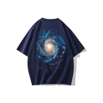 FONDLOOK T Shirts Unisex Navy Blue