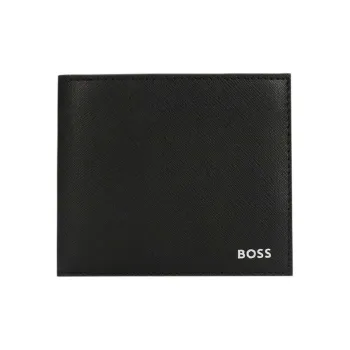 BOSS 8CC Brand Logo Wallet Regular Men's Black
