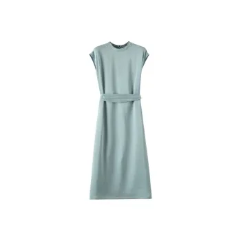 Late White Short Sleeved Dress Women's