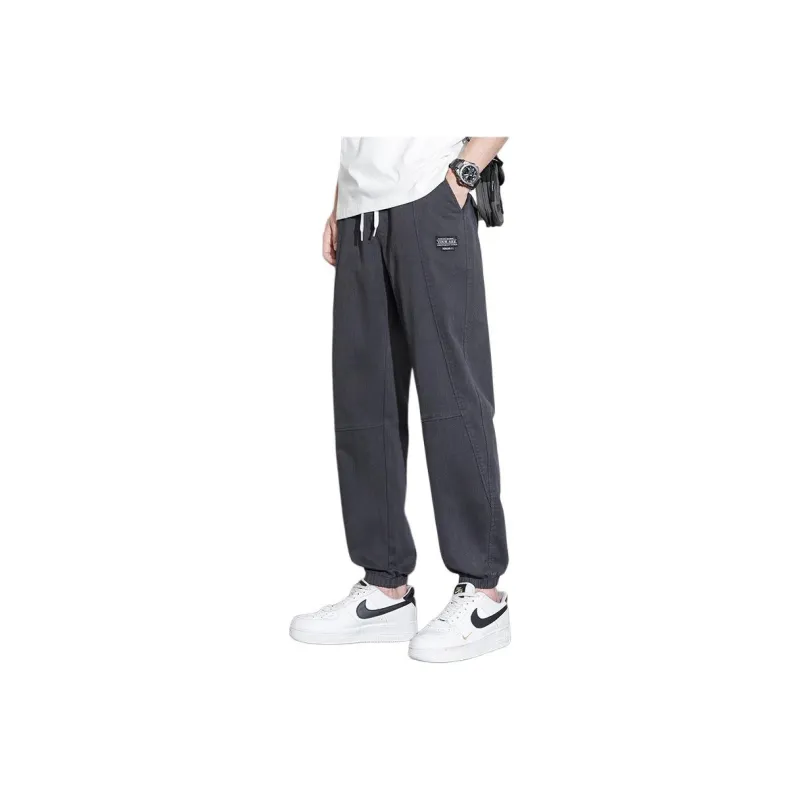 Tonlion Casual Pants Unisex Dark Gray-0