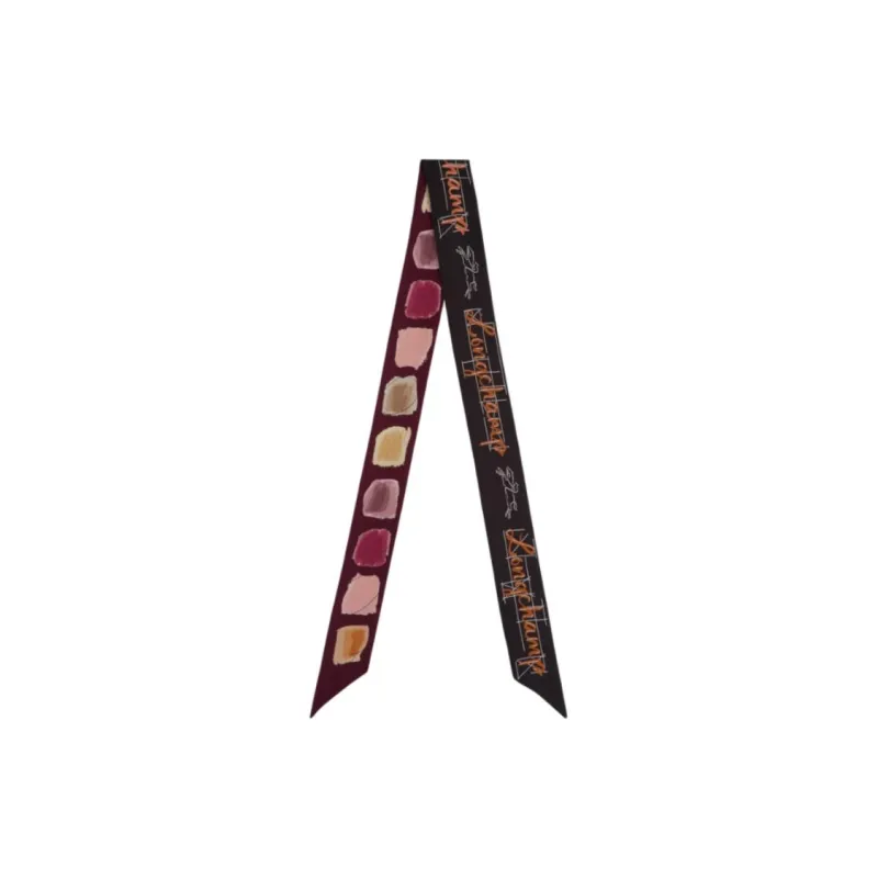 LONGCHAMP La Palette LONGCHAMP Printed Silk Scarf-0