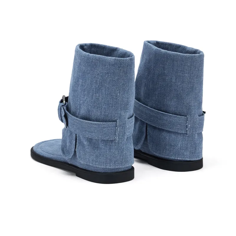 Hotwind Roman Sandals Women's Blue-3