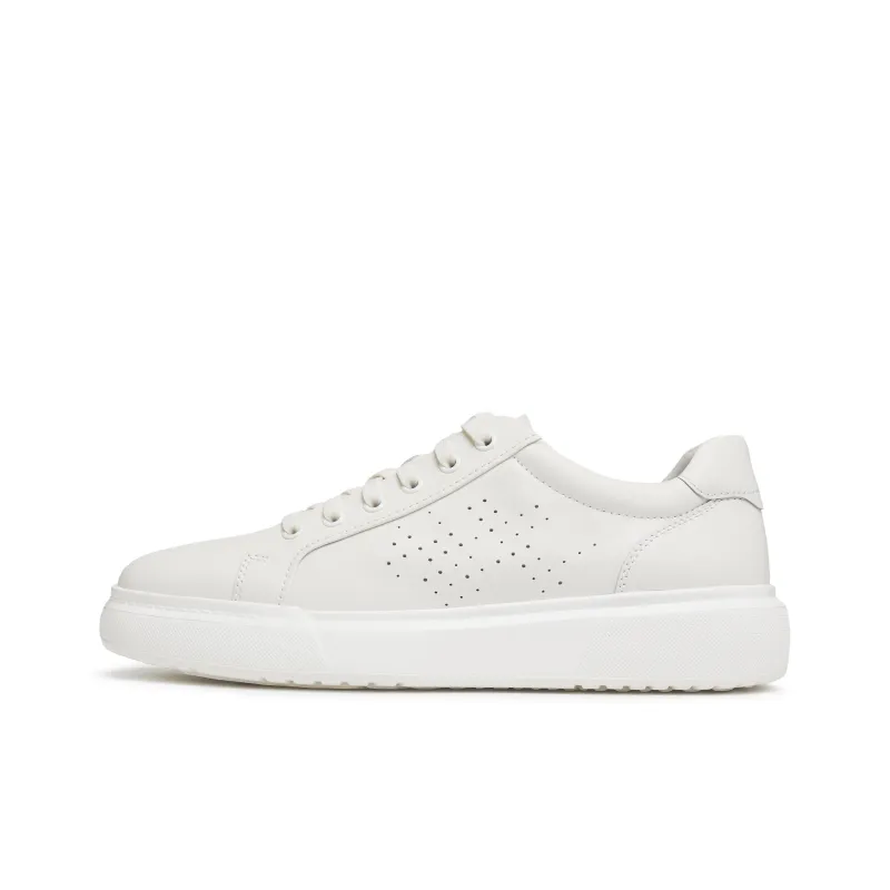 Teenmix Anti Slip Wear Resistant Low Top Skateboard Shoes Men's White-0