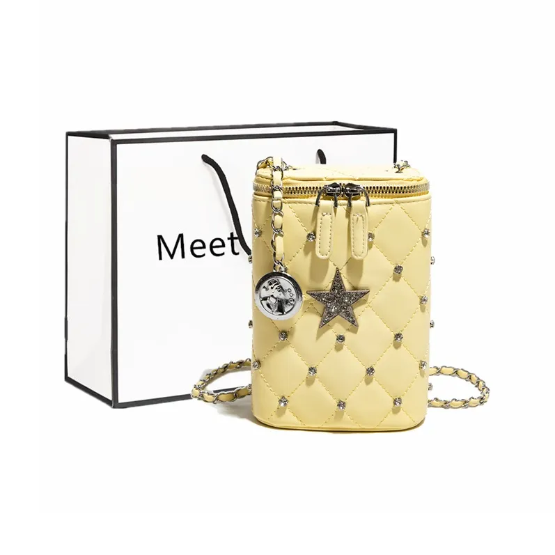 Fitchell PU Bucket Bags Crossbody Bag, Shoulder Bag Regular Women's Multicolor-0