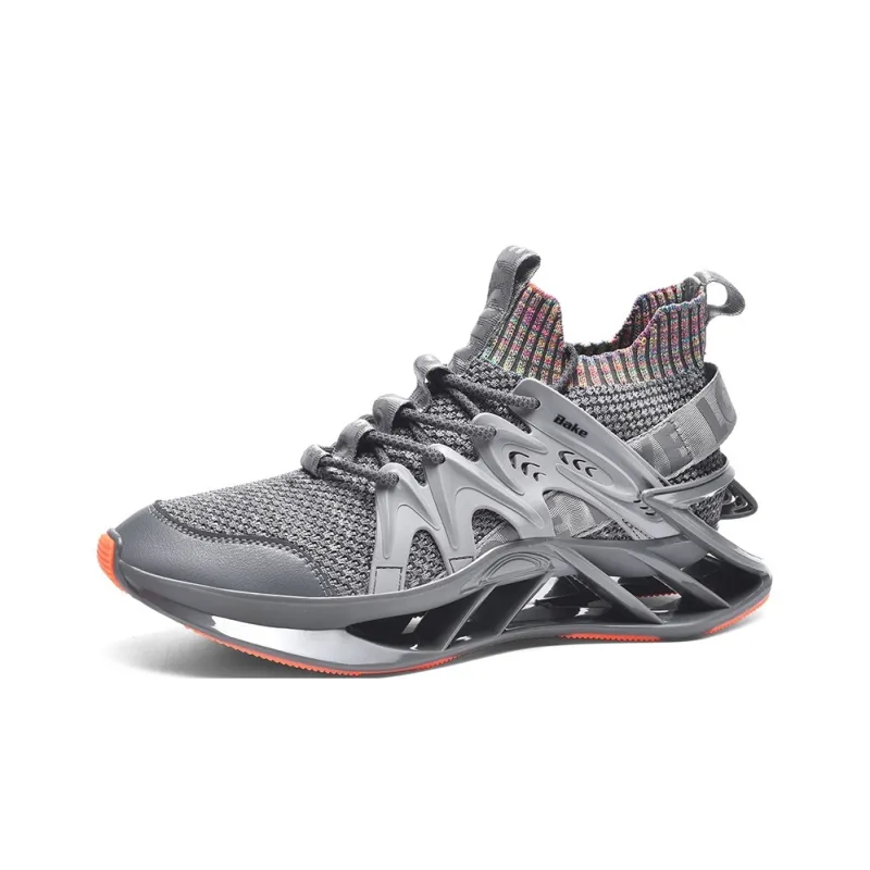 BAKE Shock Absorbers With Slip Resistant And Abrasion Resistant Properties Low Top Casual Shoes Men's-5