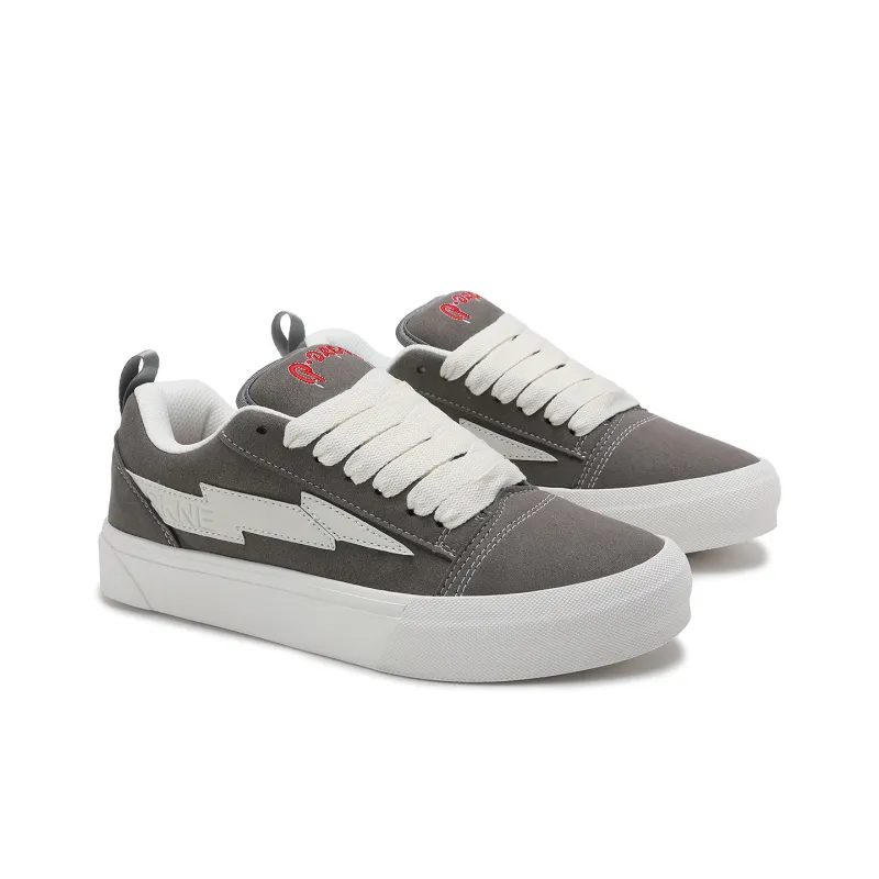 SHANDIANFENGBAO x ABCDONGA Abrasion Resistant Slip Resistant Low Top Skateboard Shoes Unisex-8