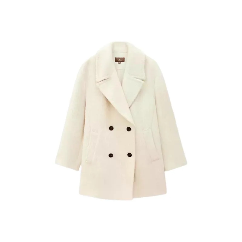 INSUN Coats Women's Ecru-0