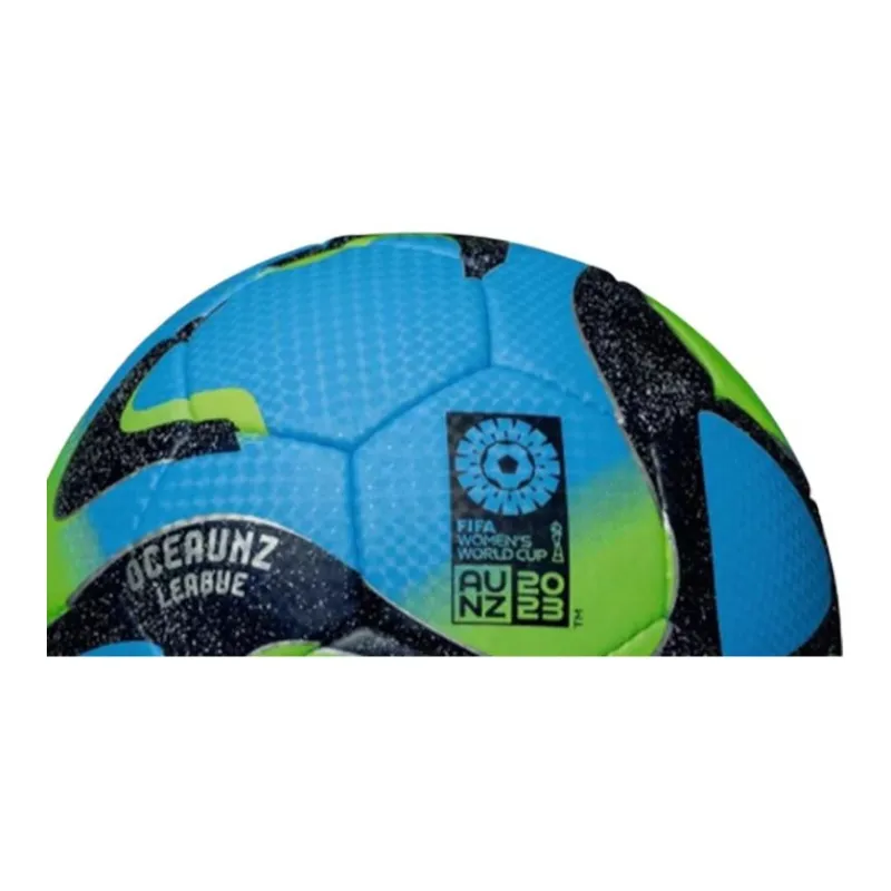 Adidas Ball Size 4 Soccer PU Hand-Stitched Soccer Ball Men's Blue Green-2