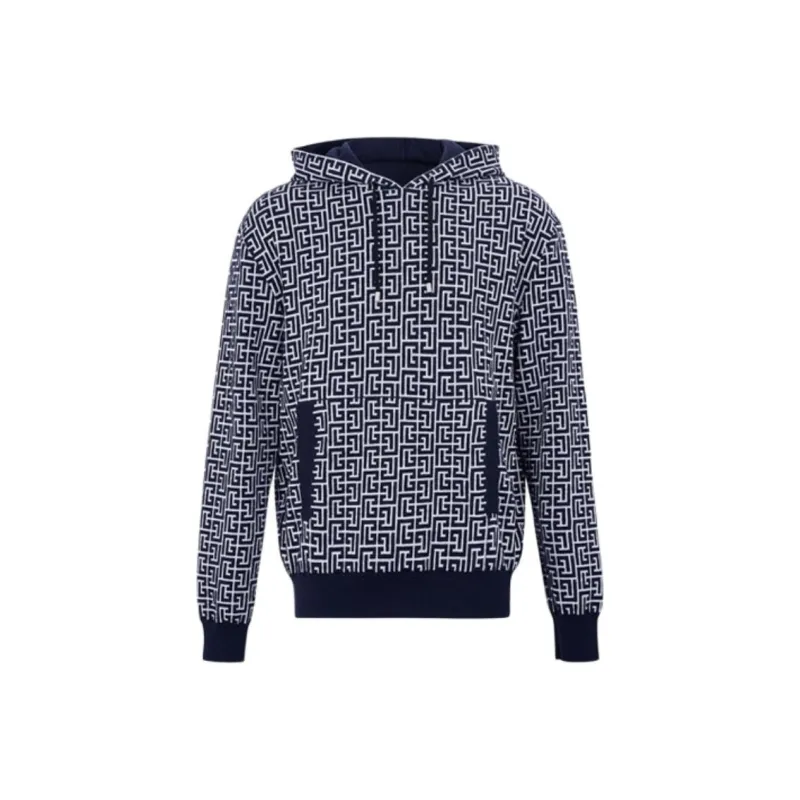 BALMAIN Sweatshirts Men Blue-0