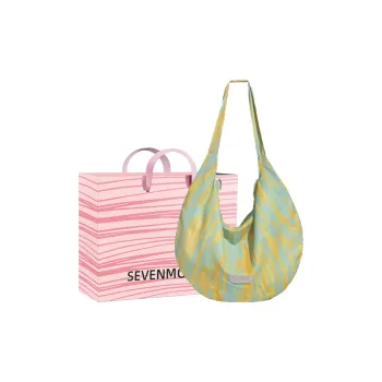 SEVENMOONS Nylon Fabric Shoulder Bag Regular Women's Neon