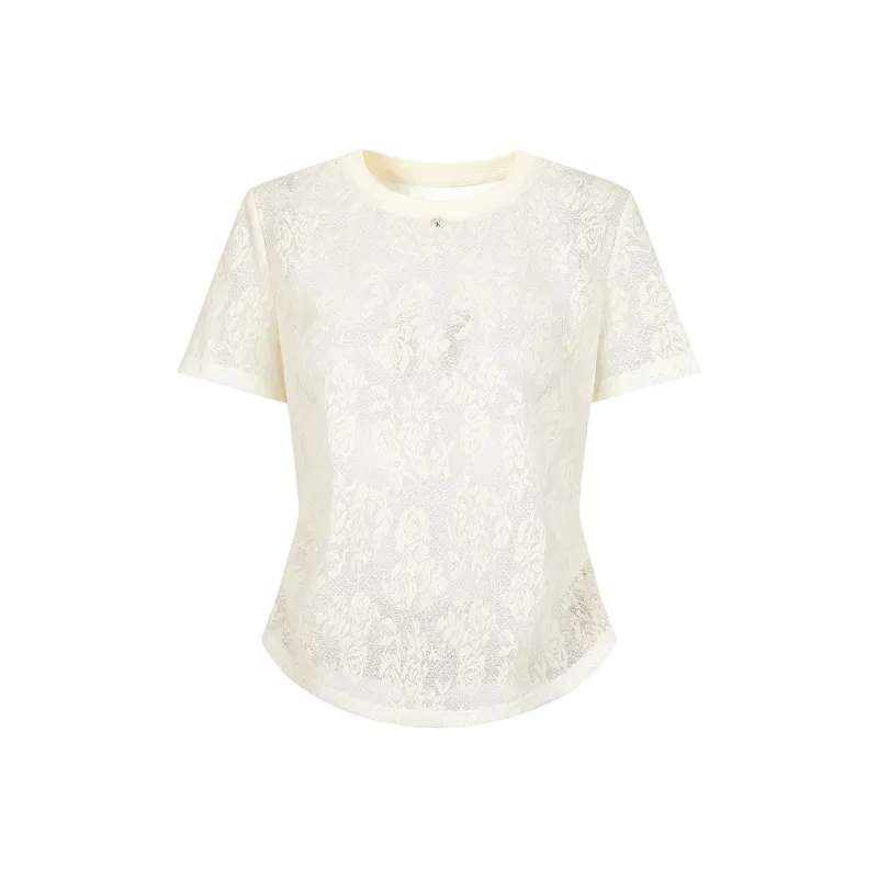 JZ. ANNAKRO Set in Sleeve T Shirt Women's-0