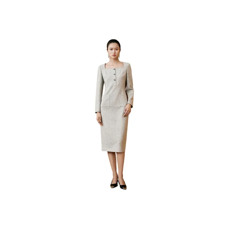 INSUN Long Sleeved Dress Women's-1