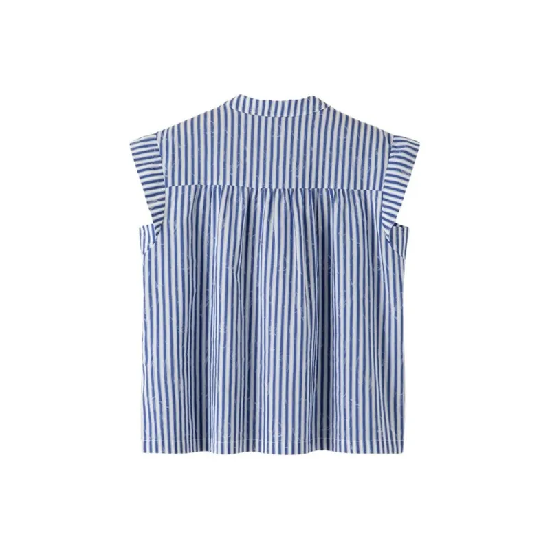 Late White Shirt Women's Stripes-1