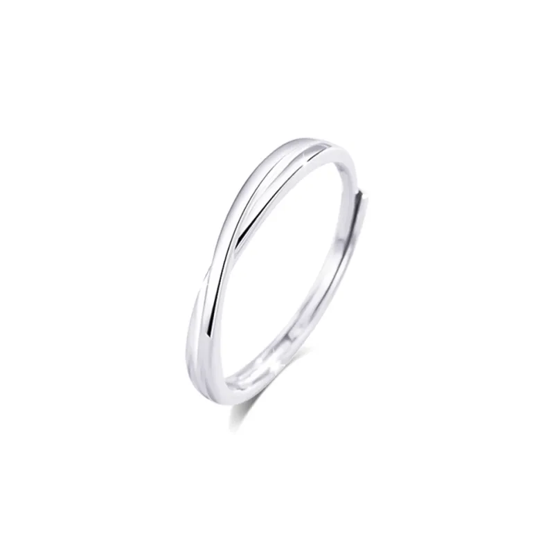 KUMET Sterling Silver Rings Unisex-5