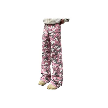 Samtony Cargo Pants Unisex Pink