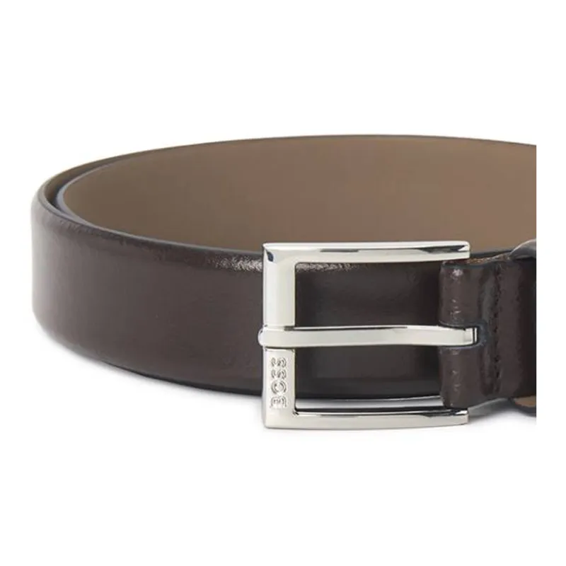 BOSS Leather Belts Men's Brown 3CM-1