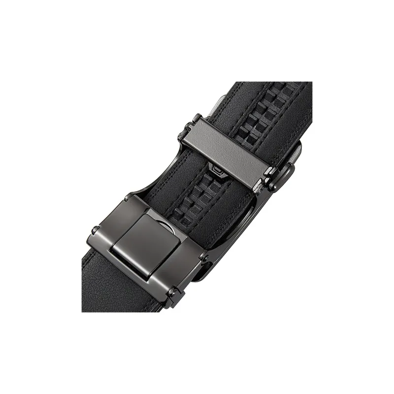 CARTELO Cow Split Leather Belts Men's Width 3.5CM-3