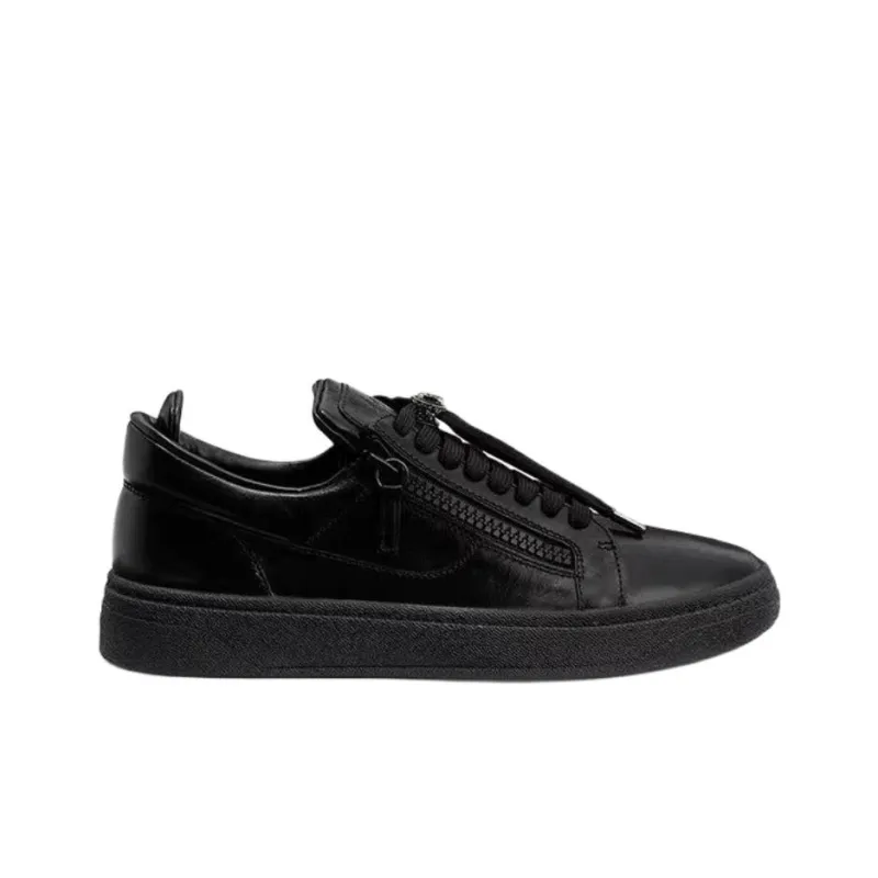 Giuseppe Zanotti/GZ Gz94 Low Top Skateboard Shoes Men's Black-1