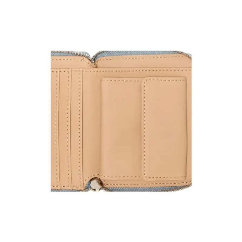GUESS Artificial Leather Wallet Unisex Sky Blue-3