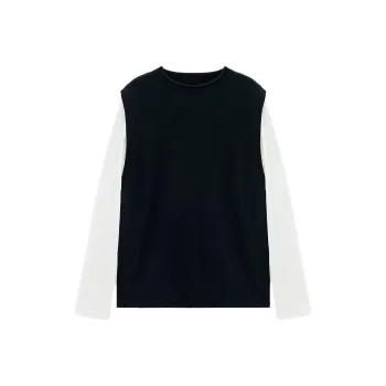 INSUN Cashmere Sweaters Women's Navy Blue
