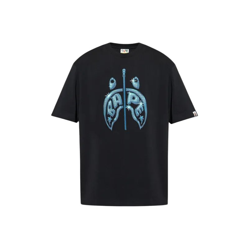 A BATHING APE Graphic Print Oversized Tee-0