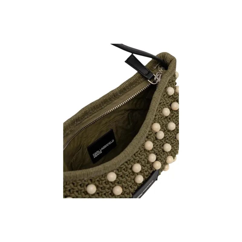 KARL LAGERFELD / Karl Lagerfeld Jeans Beaded Tote Bag-4