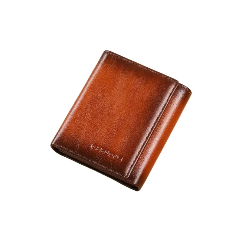 Gorora Top Grain Cow Leather Wallet Men's Multicolor-1