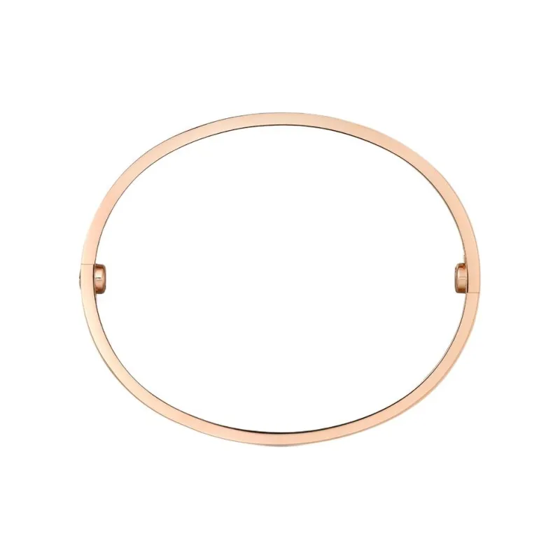 CARTIER 18K Rose Gold Bangles Unisex Rose Gold-1