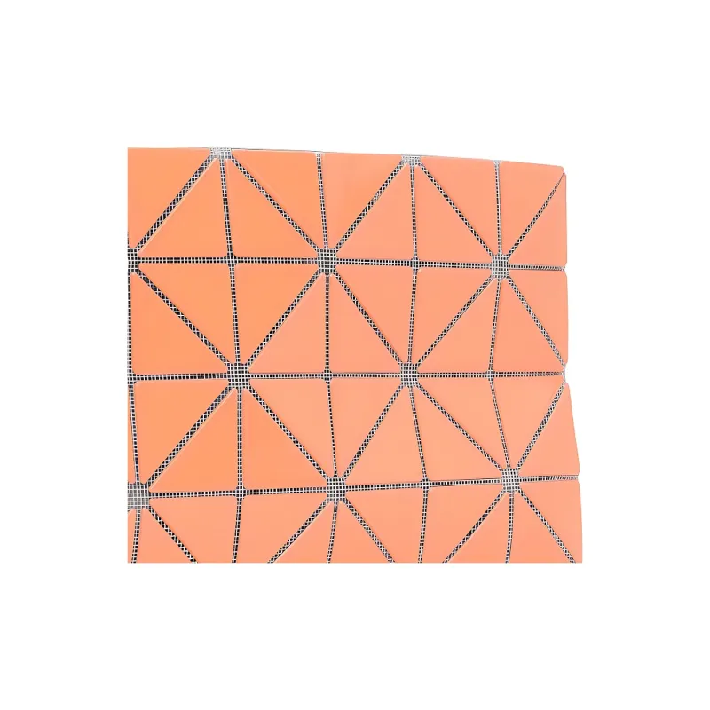 ISSEY MIYAKE PVC Polyvinyl Chloride Resin Clutch Women's Orange-4