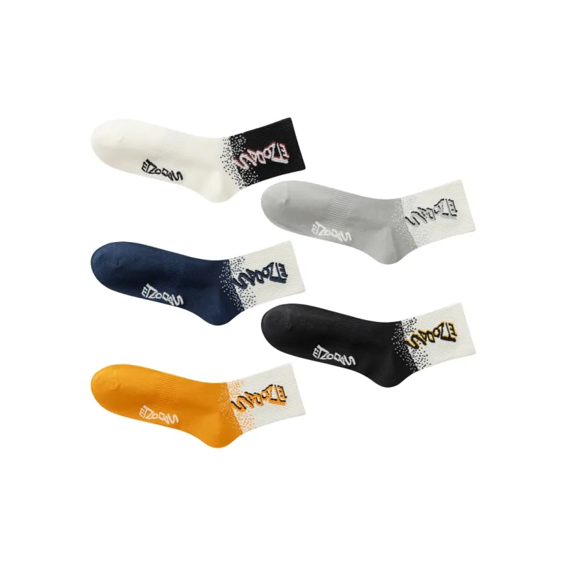 The Temptation Of The Muse Mid Calf Socks Men's 5 Pack-4