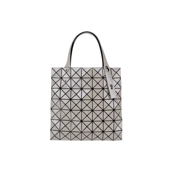 ISSEY MIYAKE Prism Polyvinyl Chloride Resin Tote Bag, Shopping Bag, Shoulder Bag, Handbag Women's Taupe