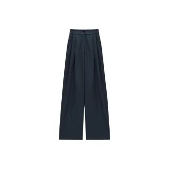 INSUN Casual Pants Women's Deep Sea Blue