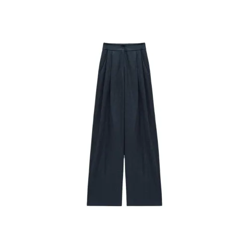 INSUN Casual Pants Women's Deep Sea Blue