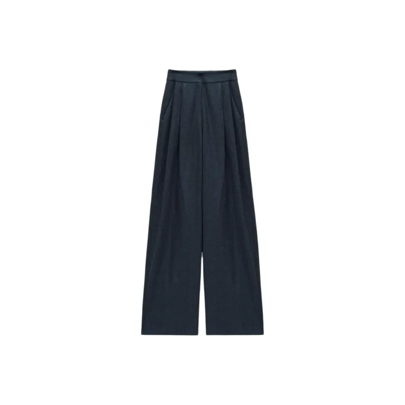INSUN Casual Pants Women's Deep Sea Blue-0