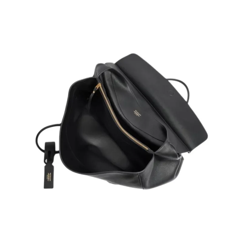 Balenciaga Cow Leather Shoulder Bag Regular Women's Black-2