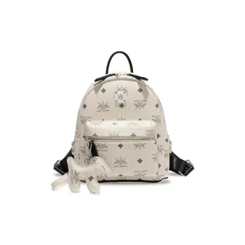 CLEVER& KETCH PU Small Backpack Medium Size Women's Black/Brown